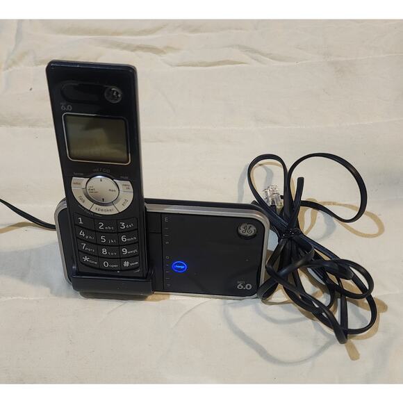GE 28115FE1 - Cordless Phone with Caller ID/Call Waiting - Dect, Black - Picture 1 of 5